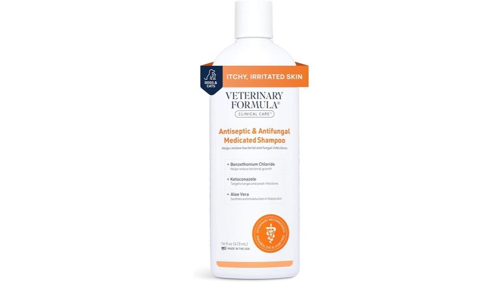 antiseptic antifungal shampoo pets