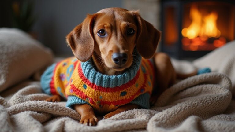cozy stylish sweaters dachshunds