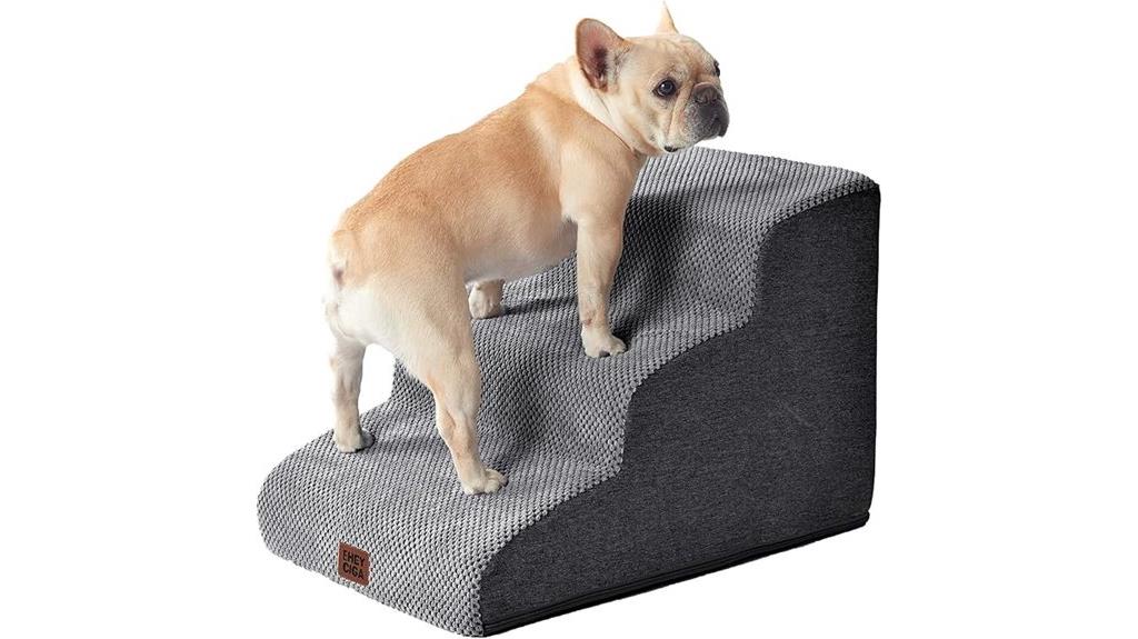 curved stairs for dogs