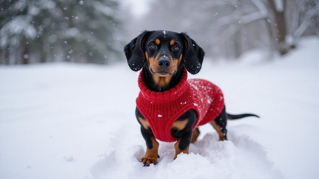 dachshund cold weather precautions