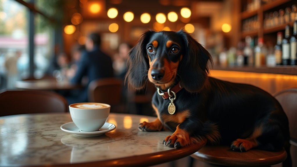 dachshund friendly cafe etiquette