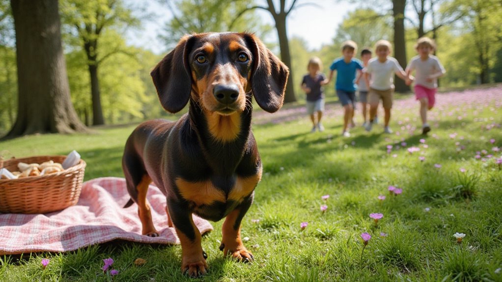 dachshund outings in nature