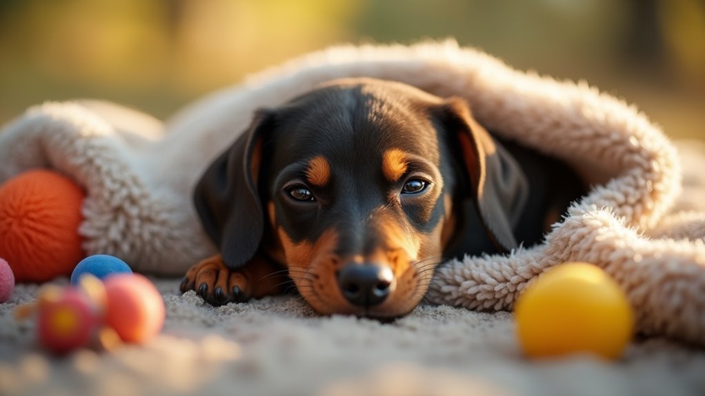 dachshund puppy sleep needs