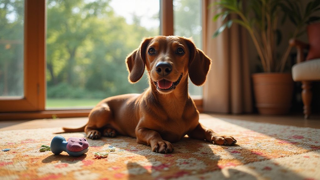 dachshund s joyful daily routine