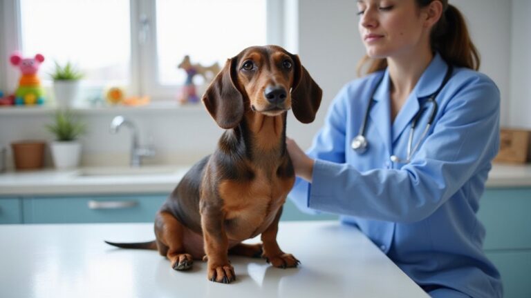dachshund vet visit schedule