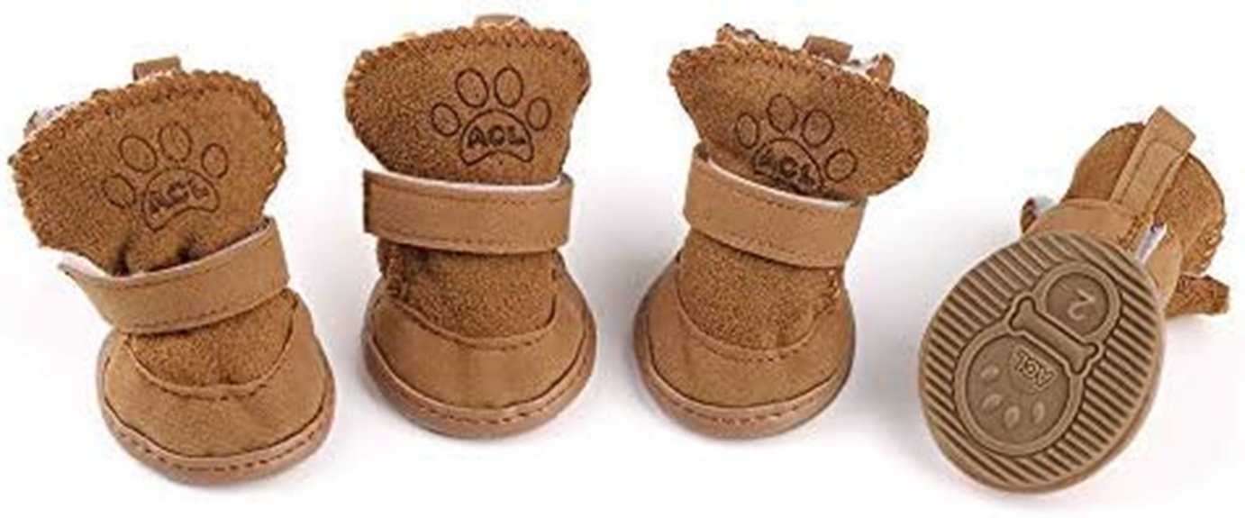dog shoes with closure