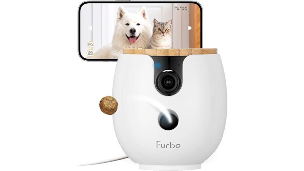 pet camera with treats