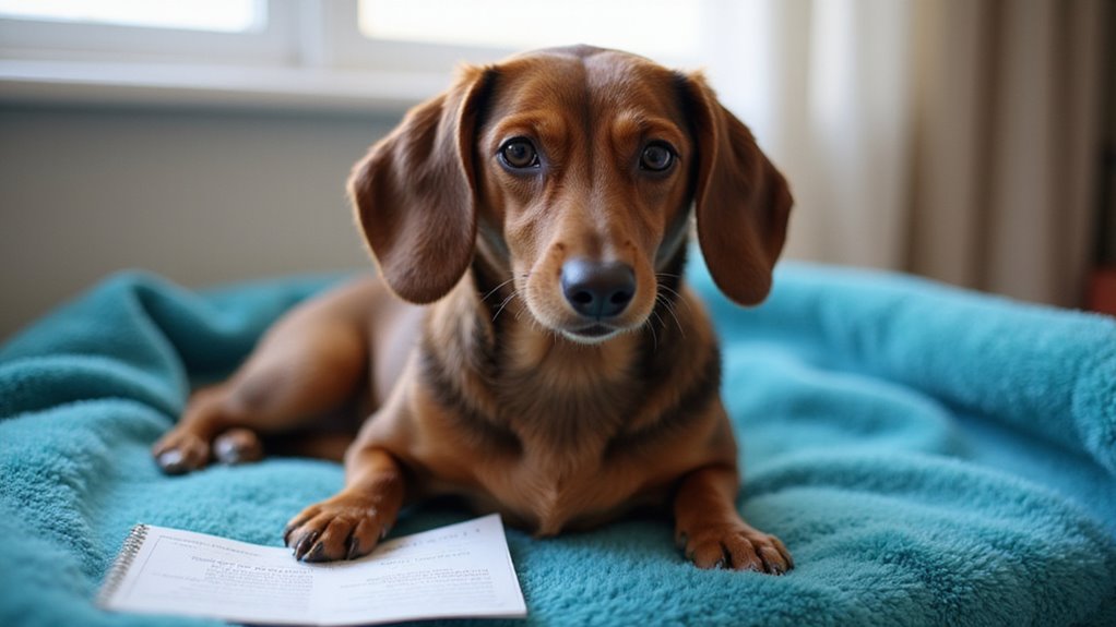 senior dachshund vet visits