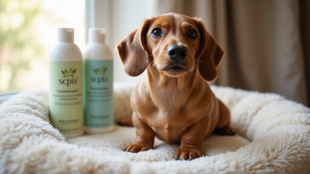 sensitive dachshund grooming products