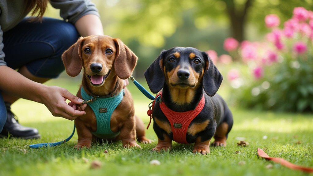 training dachshunds together effectively